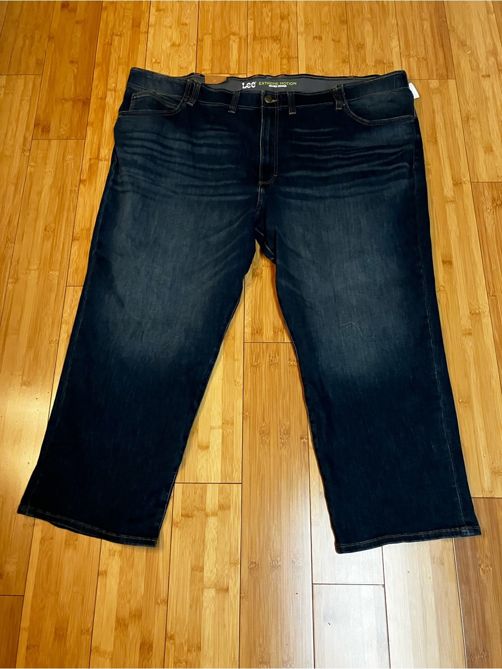 Lee Men's Relaxed Dark Indigo Jeans NWT